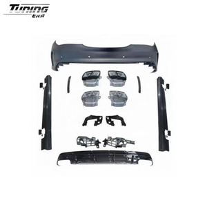 Kit di Conversione per <span class=keywords><strong>Mercedes</strong></span> Classe <span class=keywords><strong>CLA</strong></span> <span class=keywords><strong>W117</strong></span> CLA180 CLA200 CLA250 2014-2019, Aggiornamento AMG CLA45, Kit Carrozzeria Completo per Esterni - Product Image 3