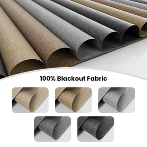 Persianas Enrollables Opacas Personalizadas con Textura, 100% Opacas, sin Cordones, con Cenefa, para Ventanas Interiores del Hogar - Product Image 4