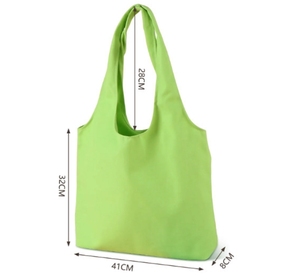 Sacs fourre-tout pliables en toile réutilisables avec poignées pour courses, marché, voyage, rangement, cadeau de Noël - Product Image 3