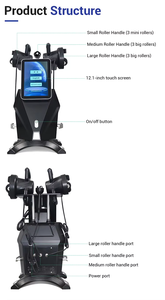 Rouleau de massage professionnel pour la thérapie par vibration, amincissant, soulageant la douleur et la cellulite, avec certificat CE - Product Image 6