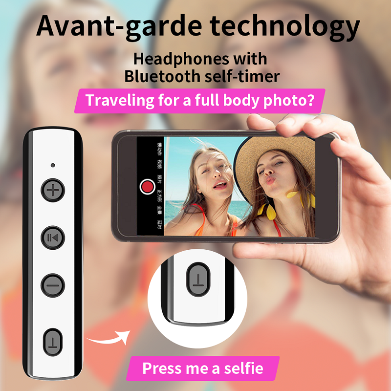 9D Surround Wireless Earphone TWS Connect With Selfie Function Couple Model Dual Stereo Bluetooth Headset Metal Earphones
