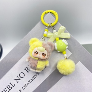 Thiết Kế Mới Nhỏ 3D Đổ Xô Dễ Thương Phim Hoạt Hình Keychain Túi Quyến Rũ Mặt Dây Chuyền Hợp Thời Trang Kawaii Nhỏ Bé Cô Gái Búp Bê Động Vật Móc Chìa Khóa - Product Image 6