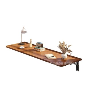 Passing On The Kingdom Wall Mounted <b>Desk</b> Solid Wood <b>Foldable</b> Computer <b>Desk</b> Nordic Style Home Office Workspace - Product Image 5