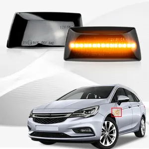 Dynamic Turn Signal LED Side Marker Light Flashing Indicator For Opel Insignia Astra H Zafira B Corsa D Meriva B