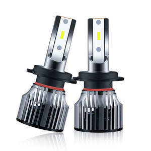 Nueva Llegada V7 <span class=keywords><strong>Precio</strong></span> Económico Luces Led Para Autos H4 H7 9005 9006 Bombilla Led H11 Faros Delanteros Led - Product Image 1