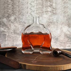 Botella de Licor de Cristal Transparente de 500 ml de Alta Gama, Personalizada, con Corcho, para Whisky, Vodka, <span class=keywords><strong>Vino</strong></span>, Directo de Fábrica, Gloriosa - Product Image 3