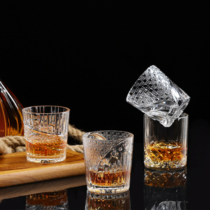Verres à <span class=keywords><strong>whisky</strong></span> épaissi vintage en vrac, verrerie de bar et de restaurant multifonctionnelle, tasses de spiritueux de vodka créatives. - Product Image 2