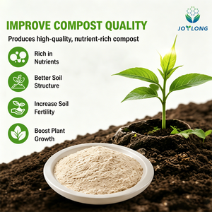 Poudre de compostage de <span class=keywords><strong>d</strong></span>échets organiques solides pour créer un humus riche pour la pelouse et le jardin, libération rapide, haute pureté 90% - Product Image 5
