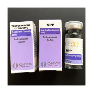 Flesje Etiket En Doos 107-Onyx Pharma 10Ml Flacon Etiket En Dozen Glazen Flesjes Verpakking Papieren Dozen Voor Test C200 Npp100 Mg