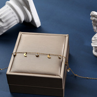 Collier ras du cou tendance pour femme, bijou minimaliste en acier inoxydable, idéal comme cadeau d'anniversaire