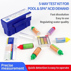 पूल और स्पा के लिए हीदाओ 5-तरफ़ा परीक्षण किट, पूल और स्पा के लिए 5-तरफ़ा परीक्षण किट - Product Image 4