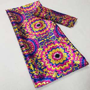 <span class=keywords><strong>Tissu</strong></span> de soie satiné <span class=keywords><strong>imprimé</strong></span> à la cire véritable africaine <span class=keywords><strong>Tissu</strong></span> de soie satiné à la cire africaine <span class=keywords><strong>Organza</strong></span> - Product Image 6