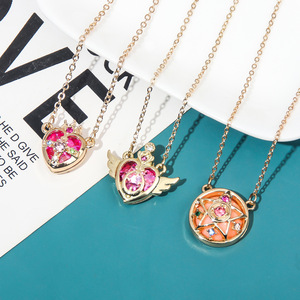 Bijoux fantaisie, pendentif <span class=keywords><strong>baguette</strong></span> magique mignon, collier SAKURA Card Captor <span class=keywords><strong>Sailor</strong></span> <span class=keywords><strong>Moon</strong></span> pour filles, breloques - Product Image 4