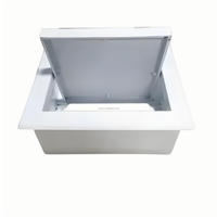 Sortie d'échappement de fumée de type plaque entièrement automatique réglable via une commande à proximité pour les conduits HVAC.