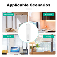 Motor para Cortinas Enrollables Inalámbrico Zigbee, con Control Remoto por Aplicación Tuya, Alimentación USB, en Oferta
