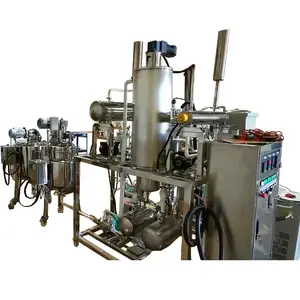 Industrial Scale vacuum distillation equipment thin wiped film evaporator with Decarboxylation & Dehydration pretreatment