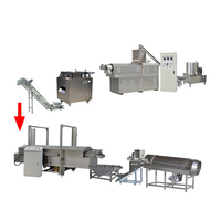 Ligne de production de farine de blé extrudée automatique pour la friture clairons craquelins de riz collations frites au maïs