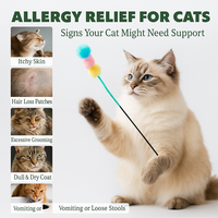 Probiotiques OEM pour chiens et chats, hypoallergéniques, biologiques, huile de poisson naturelle, vitamine D3, absorption rapide, soutien immunitaire, santé de la peau et du pelage, comprimés à mâcher