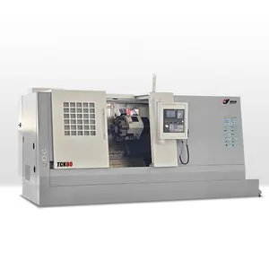 독일 Fanuc 제어 더블 척 CNC 선반 기계 취미를위한 결합 TCK80