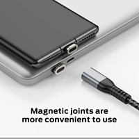 Haute qualité et le moins cher 2M 4K 60HZ adaptateur de câble magnétique USB C vers HDMI pour projecteur TV d'ordinateur