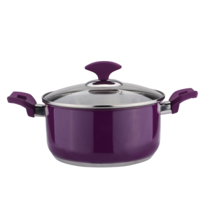Đặt de cocina de màu purpura sarten Y cacerolas de 10 piezas - Product Image 4