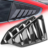 2 pièces Cache-ventilations de lunette arrière de voiture, compatible avec Chevrolet Chevy Camaro 2016-2022, persiennes de vitre latérale, garniture de ventilation latérale