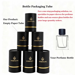 Thiết Kế Mới 50Ml 100Ml Nước Hoa Chai Thủy Tinh Bao Bì Bảo Vệ Phân Hủy Sinh Học Hình Trụ Nước Hoa Ống Hộp Với Bọt Chèn - Product Image 2