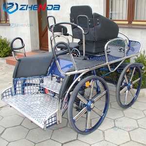 Nouvelle carrosse à chevaux à 4 roues de style marathon / Fabricant chinois de carrosses pour poneys à vendre - Product Image 3