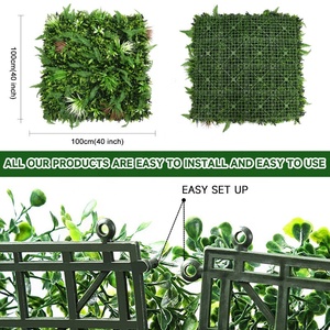 <span class=keywords><strong>Mur</strong></span> végétal vertical en buis vert luxueux résistant aux UV, plante artificielle verte, <span class=keywords><strong>mur</strong></span> d'herbe pour décoration intérieure et extérieure - Product Image 3