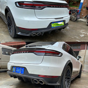 Achterdiffusor en achterspoiler van <span class=keywords><strong>carbon</strong></span> <span class=keywords><strong>fiber</strong></span> voor Porsche Macan 2014-2019 - Product Image 3