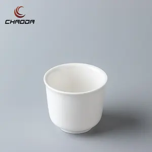 130ml/4.5OZ restaurant hotel ceramic drink ware no handle porcelain tea cup coffee mug with logo