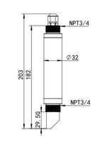 Capteur numérique de turbidité TSS de qualité industrielle haute précision avec sortie RS485, étanche IP68, disponible en ODM/OEM