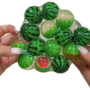 NUEVO Juguete Antiestrés de TPR con Forma de Sandía, Viral en TikTok, Hecho a Mano, para Niños de 8 a 13 Años y Adultos, Juguete Sensorial - Product Image 1