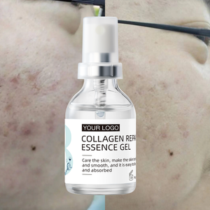 Siero Gel Riparatore al <span class=keywords><strong>Collagene</strong></span> Ricombinante per Viso, Produttore OEM di Cosmetici a Marchio Privato, Idratante per Pelle Soggetta ad Acne - Product Image 1