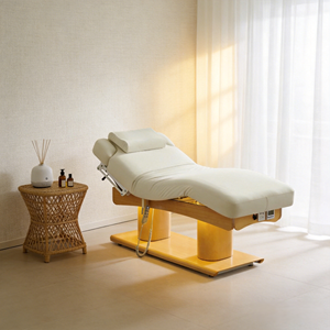 Lit de massage électrique en acier inoxydable avec chauffage à température constante, entièrement réglable, pour spa, esthétique, hôtel, salle de sport, chambre à coucher - Product Image 2