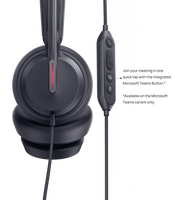Casque filaire USB Yealink UH46 avec réduction de bruit intelligente à 3 éléments, commutation automatique de l'égaliseur et son surround 3D
