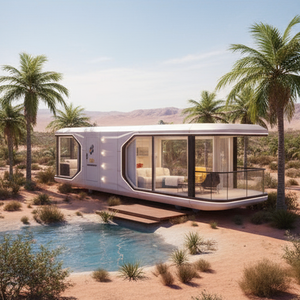 Unidad de Vivienda Modular Apilable y Expandible con Estructura de Acero Impermeable para la Construcción de Hoteles o Complejos <span class=keywords><strong>Residenciales</strong></span> - Product Image 6