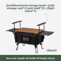 Kit complet d'accessoires pour la modification de boîte de camping DIY, équipement de camping extérieur, boîte de rangement rectangulaire de style industriel