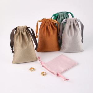 Custom Velvet Pouch Drawstring <b>Bag</b> <b>Small</b> Soft <b>Gift</b> <b>Bag</b> for Jewelry Cosmetics Wedding Favor Packaging Wholesale - Product Image 3