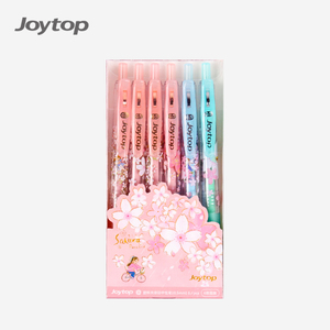 Joytop 3160 Wholesale Promotional Plastic Sakura 0.5Mm Refill Ink Gel Ballpoint Pen Retractable