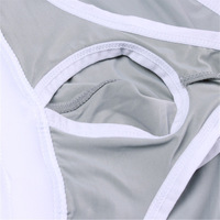 Sous-vêtements pour hommes respirants et très élastiques, sans couture, en coton, taille mi-haute, caleçons et boxers pour hommes