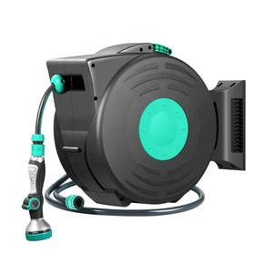 <span class=keywords><strong>Tubo</strong></span> flessibile automatico montato a parete e bobina sistema di <span class=keywords><strong>irrigazione</strong></span> idropulitrice acqua retrattile da giardino - Product Image 1