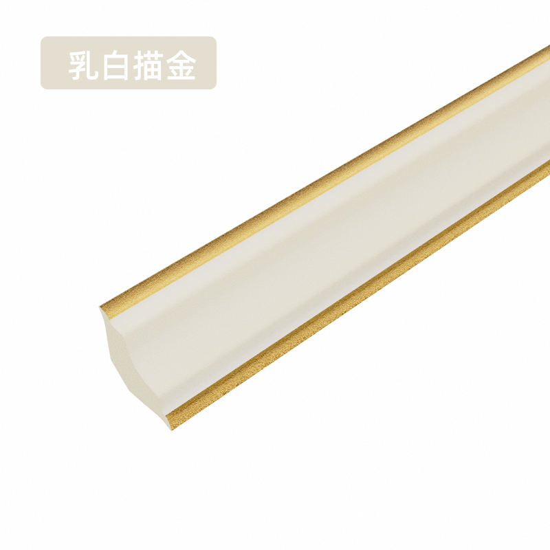 Tracé en or blanc lait