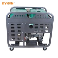 Groupe électrogène diesel KaiHong KDF20000XE à performance fiable, type ouvert, bicylindre en V, 4 temps, refroidi par air, ATS, télécommande
