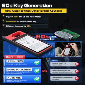 Kit d'outils générateur de clés universelles MaxiIM KM100 – Machine à clés d'apprentissage IMMO VIN automatique KM100 pour toutes les voitures - Product Image 4