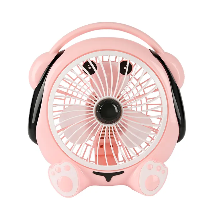 fashion pink animal shape dog small eco friendly fans electric stand fan for living room
