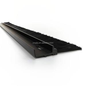 Corps en <span class=keywords><strong>PVC</strong></span> de 19 pouces de qualité industrielle et bricolage 1U Rack Cabinet Strip Panel Brush Support OEM personnalisable - Product Image 3