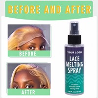 Spray Fixateur Adhésif Fort pour Perruques Lace Front et Extensions Transparent 06 fl oz