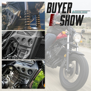 XXUN Motorrad zubehör Seiten verkleidung Abdeckung Motorhaube Motors chutz Oberer Rahmen Bauch wanne für Honda Rebel <span class=keywords><strong>CMX</strong></span> 300 <span class=keywords><strong>500</strong></span> 2017-2022 - Product Image 5