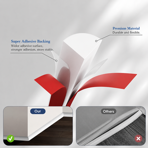 Moulure décorative autocollante en <span class=keywords><strong>PVC</strong></span> souple pour coins, plinthes et transitions mur-sol - Product Image 4